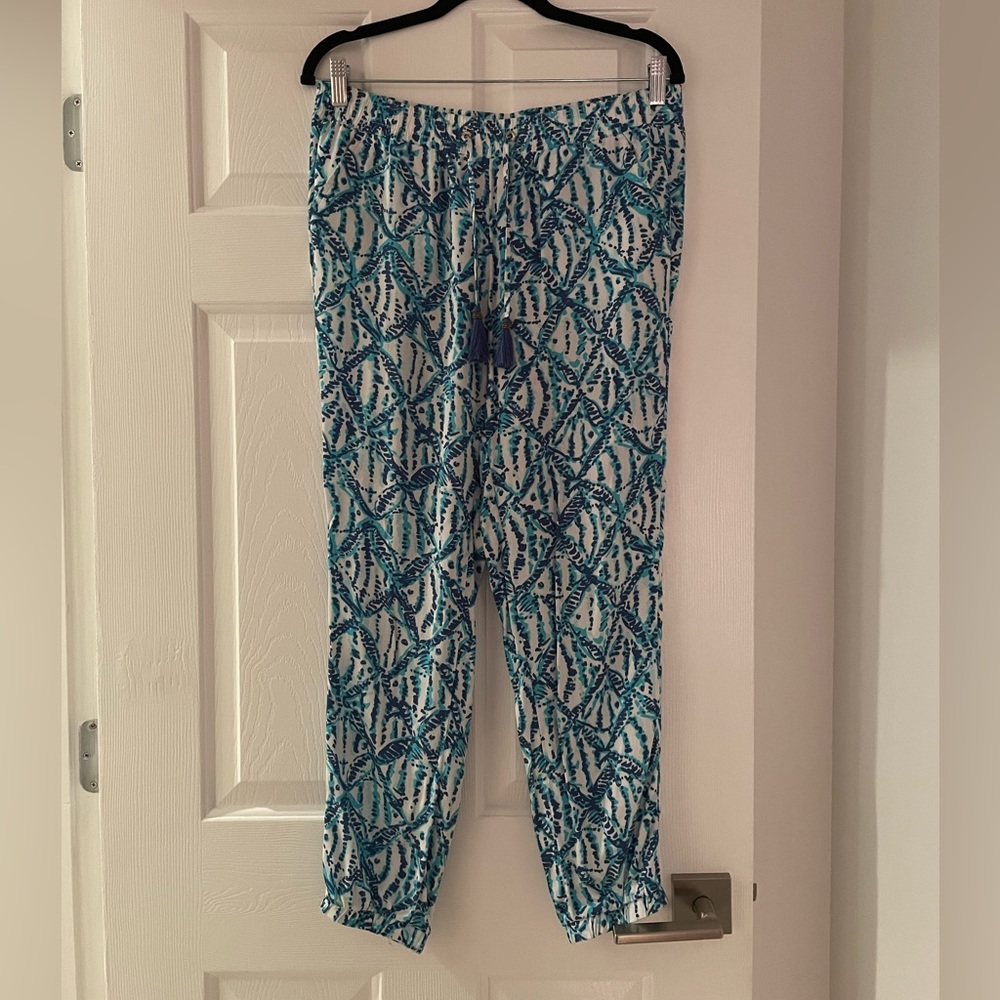 Lilly Pulitzer pull-on jogger pants - small
